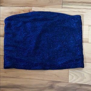 Wild fable strapless shirt